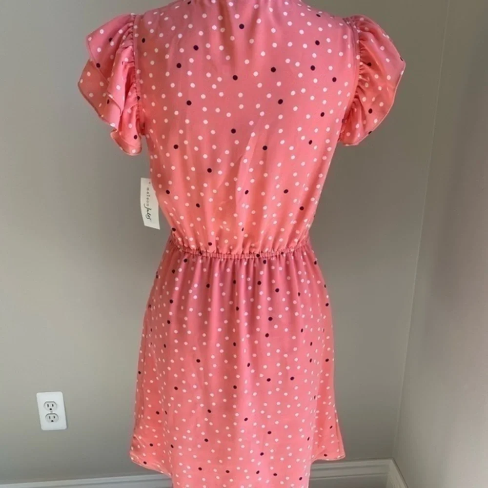 Maison Jules Pink Polka Dot Dress Size XS NWT - Picture 4 of 6